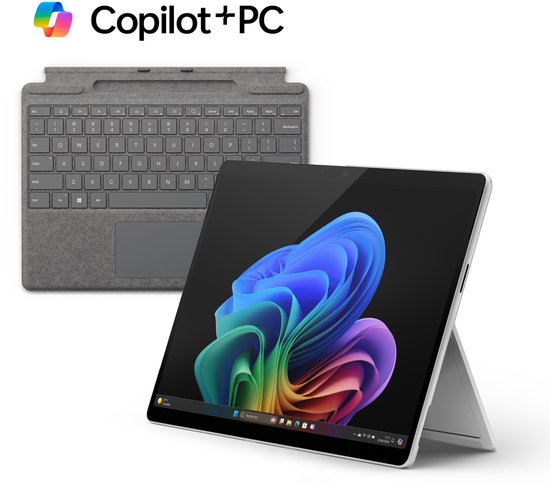 Microsoft Surface Pro 11 + Toetsenbord - 13 inch - Snapdragon X Plus/16GB RAM/256GB SSD - Grijs