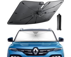 Auto Voorruit UV-Bescherming Paraplu (Maat L)- 360 graden draaibaar - Auto Voorruit Zonnescherm Paraplu - opvouwbare autoparasol - anti-uv en warmteblok - Auto Voorruit Paraplu Geschikt voor De Meeste Voertuigmodellen (140 * 78 cm)