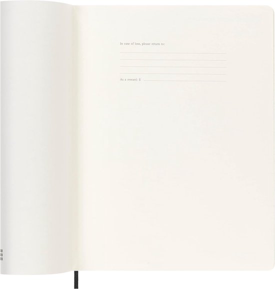 12M Agenda 2026 Weekly Horizontal Softcover Large, Black