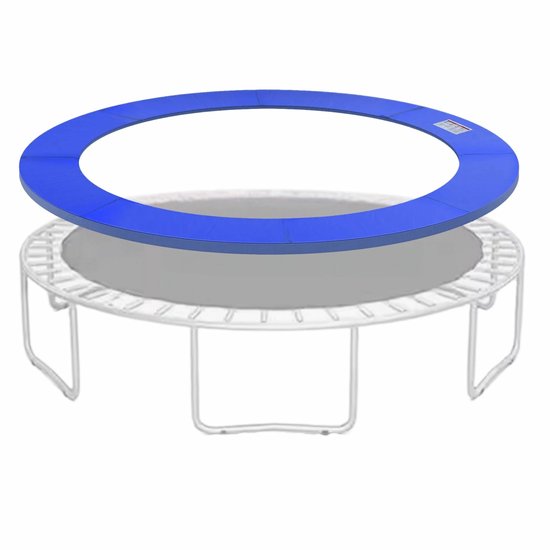 Rand afdekking trampoline - Blauw - 244 cm