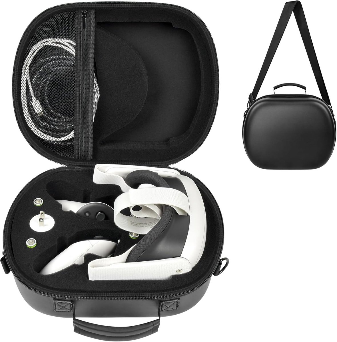 Harde Draagtas voor VR Headsets - Compatibel met Mixed Reality Headsets met Schouderriem