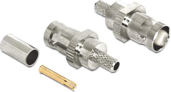 Foto: Oks bnc v krimp connector 50 ohm voor rg58 kabel