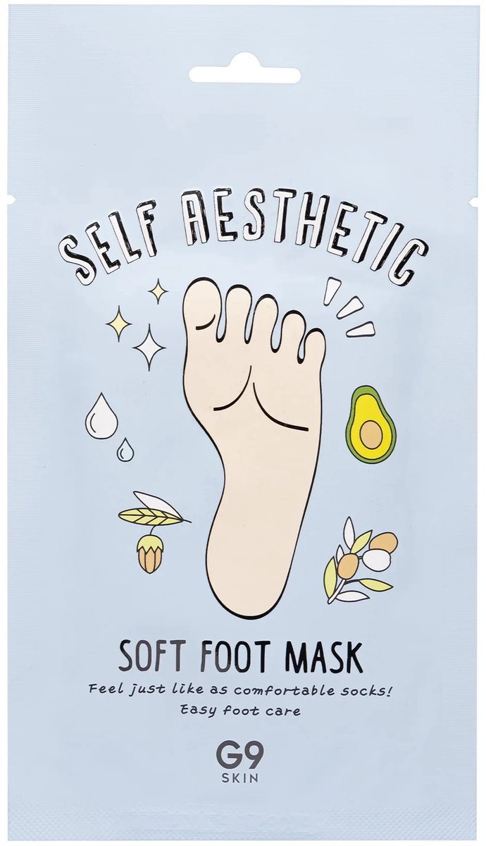 G9SKIN Zelf Esthetisch Zacht Voetmasker / Hydraterend Voetmasker als een paar sokken 2 stuks