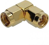 RP-SMA (m) - SMA (m) haakse adapter - 50 Ohm / 10 GHz