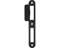 Artitec Sluitplaat Met Korte Lip - WC72 - PC72 - Zwart