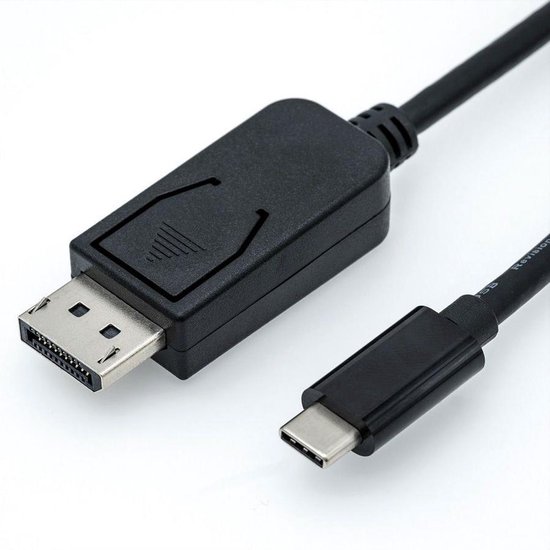 USB-C naar DisplayPort kabel met DP Alt Mode (4K 60 Hz) / zwart - 1 meter