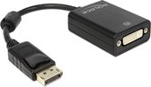 DeLOCK 61847 cable gender changer DisplayPort M DVI-I F Noir