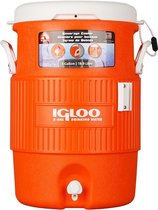 Igloo 5 Gallon Seat Top - Distributeur de boissons / Refroidisseur de boissons - 18 litres - Orange