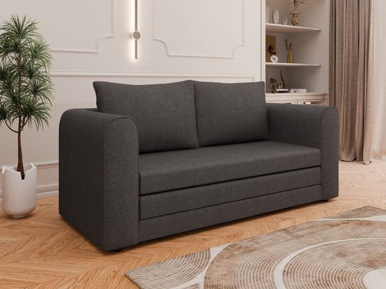 Scandinavische Slaapbank Om Te Bouwen 3-Zits Grijs SOTCHI - Moderne En Trendy Stijl