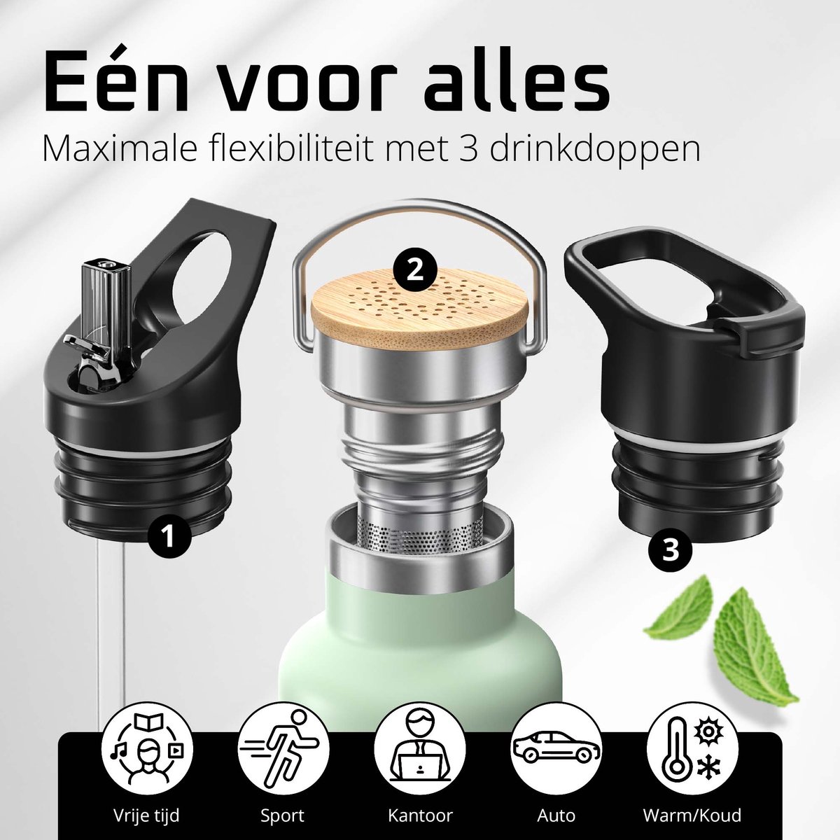 bemaxx ACTIVE FLASK RVS Thermosfles thumbnail 5