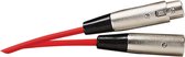 SoundLAB XLR (m) - XLR (v) audiokabel / rood - 6 meter