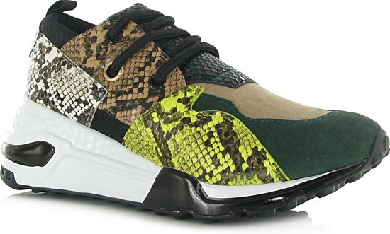 STEVE MADDEN Cliff Sneaker Groen - 38 | bol.com