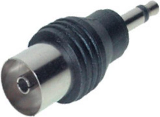 S-Impuls 3,5 mm Jack mono (m) - Adaptateur coaxial IEC (f) | bol