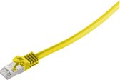 S-Impuls S/FTP CAT7 10 Gigabit netwerkkabel / geel - LSZH - 0,25 meter