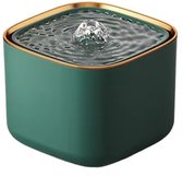 Drinkfontein Kat en Hond met filter-Waterdispenser - Waterautomaat-Waterfontein Huisdieren -Verkoeling Hond/Kat- 3 L-Fluisterstil-Zonder Logo-Groen