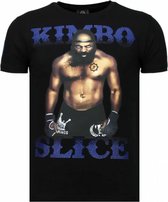Kimbo Slice - Rhinestone T-shirt - Zwart