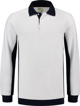Lemon & Soda 4700 Unisex Regular Fit Polosweater-Pearl Grey/BK-XXL