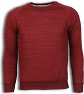 Basic Fit Crewneck- Sweater - Bordeaux