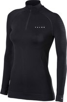 FALKE Maximum Warm Zip Shirt Dames 33040 - S - Zwart
