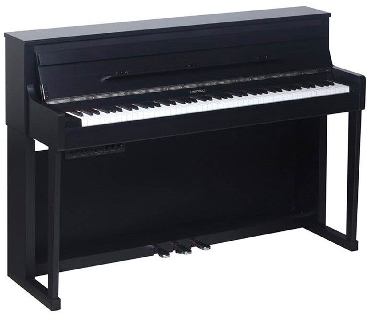 Medeli UP605/BK Digitale upright piano satijn zwart