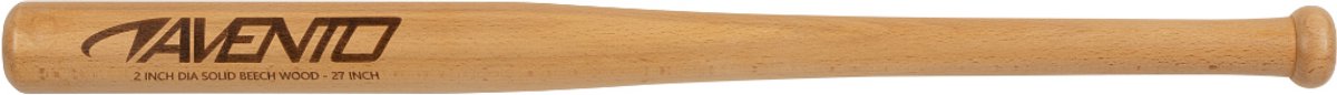 Avento Honkbalknuppel - Gelakt Beukenhout - 68 cm