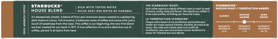 Starbucks by Nespresso capsules House Blend - 10 koffiecups x 12 doosjes