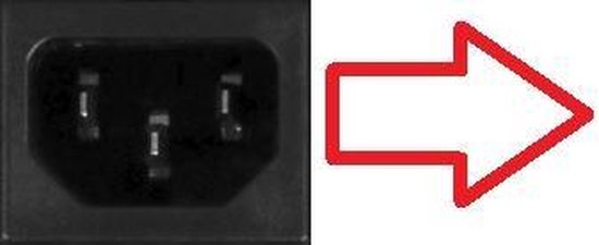 GELRHONR Verlengkabel, 50 cm, 90 graden, IEC320 C14 naar links gebogen, C13 PDU voedingsverlengkabel, C14 stekker naar C13-bus, rechthoekig