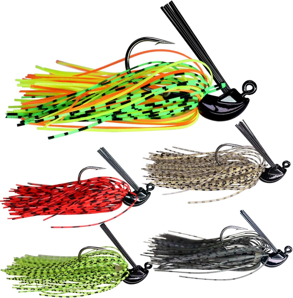 Retadou - Kunstaas set vissen jigs kunstaas visaas vishaken 5 g , 5 stuks