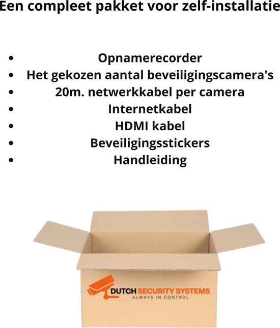 16x Beveiligingscamera set - Bedraad - Sony Dome Premium Full Color 4K - Wit van Sony — afbeelding 5
