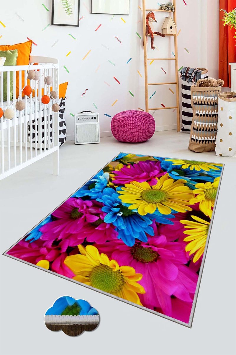 Asir - Tapijt - 50 x 80 cm - Veelkleurig