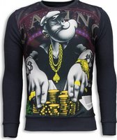 Casino Popeye - Sweater - Donker Grijs