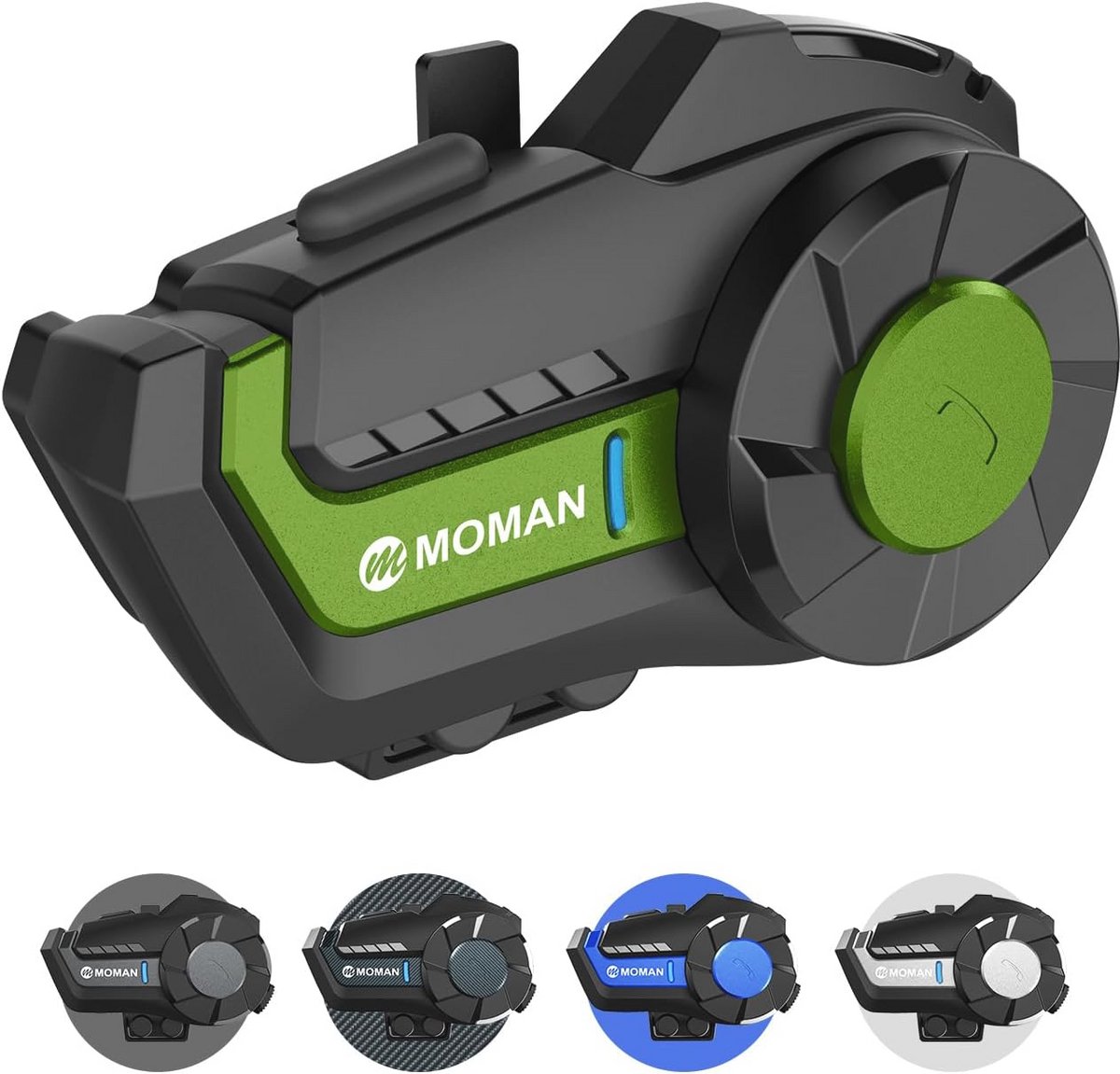 Draadloze Motorfiets Intercom Headset met 1000 m Bereik en FM-Radio