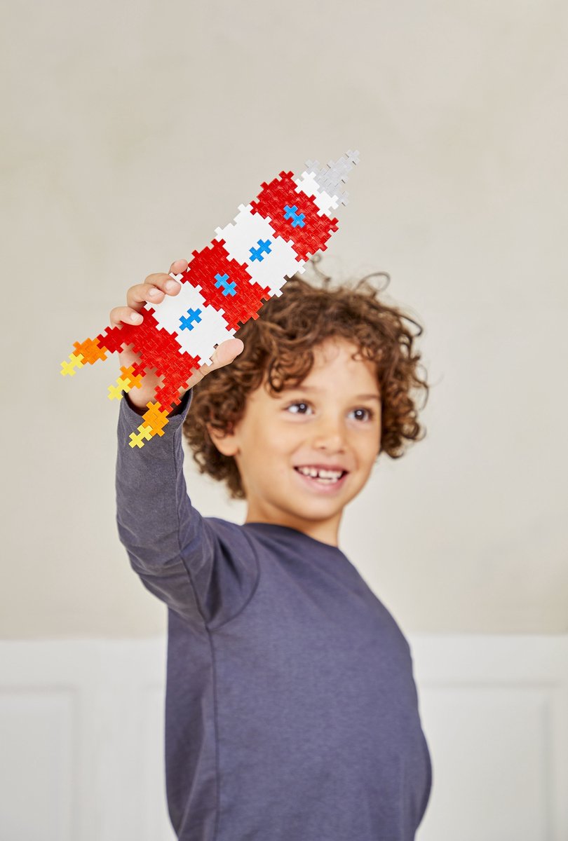 Plus-Plus Basic 600 delige bouwset - 3310 - Bouwspeelgoed - Constructiespeelgoed - Set met bouwstenen - Vanaf 5 jaar — afbeelding 4