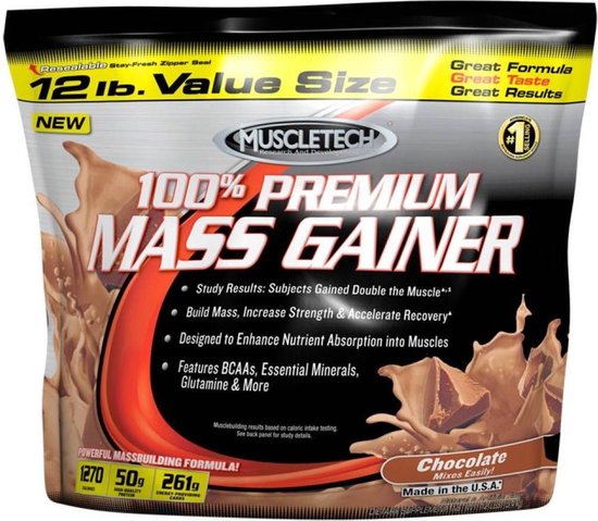 Muscletech 100% Premium Mass Gainer - Vanilla