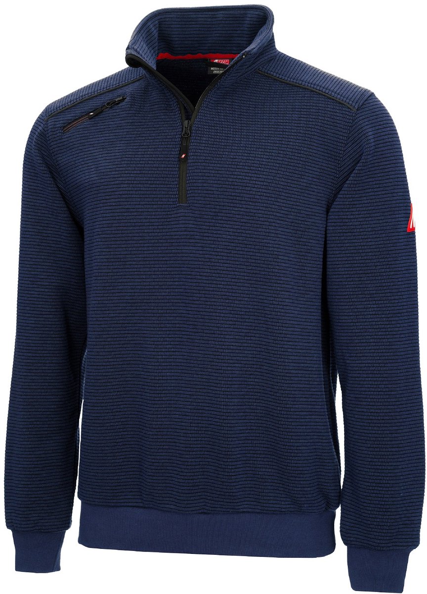 Nitras 7036 Motion Tex Plus Trui navy maat L - Trui - Werktrui