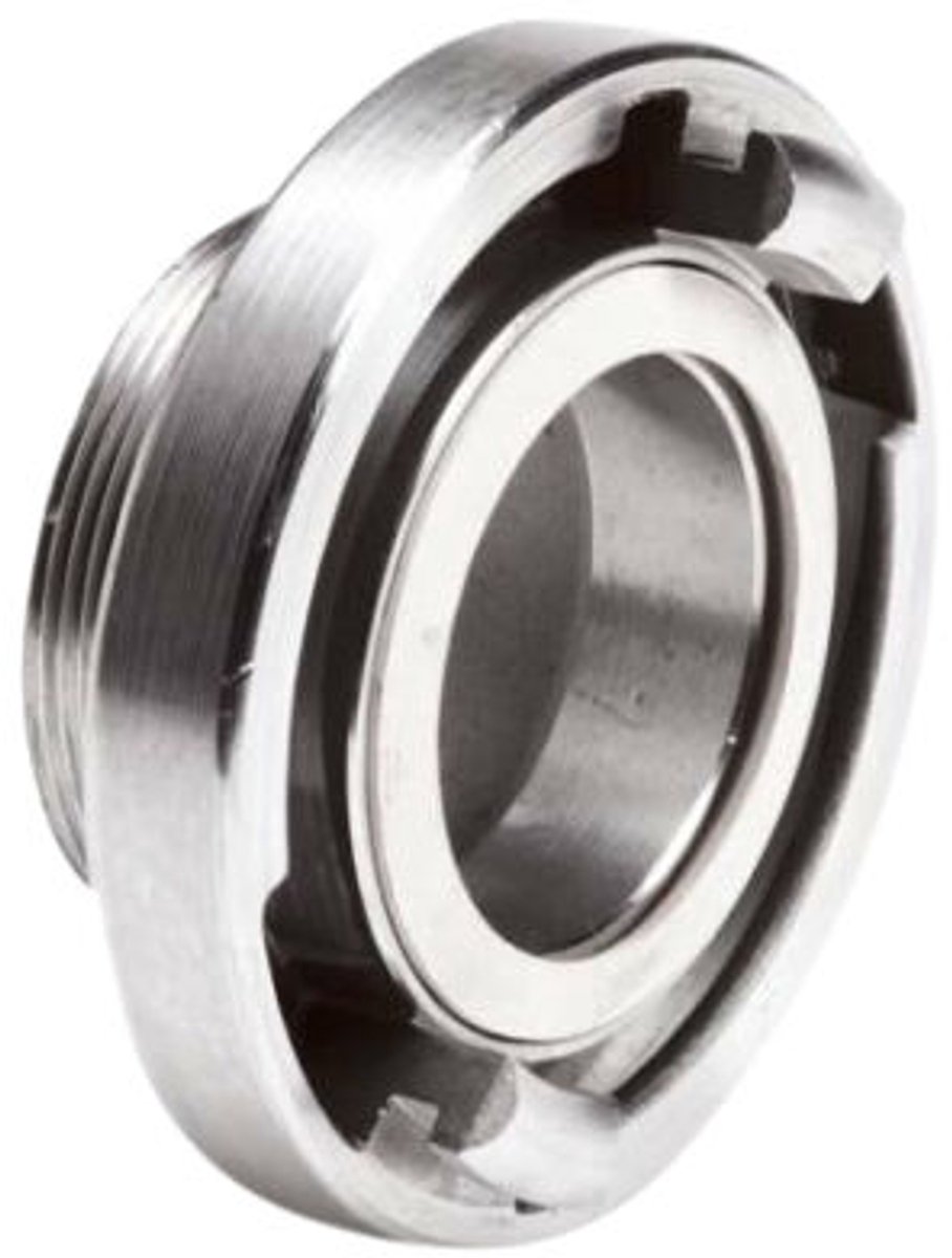 Storz aluminium koppeling, 1x buitendraad NA 115 mm x 4 inch