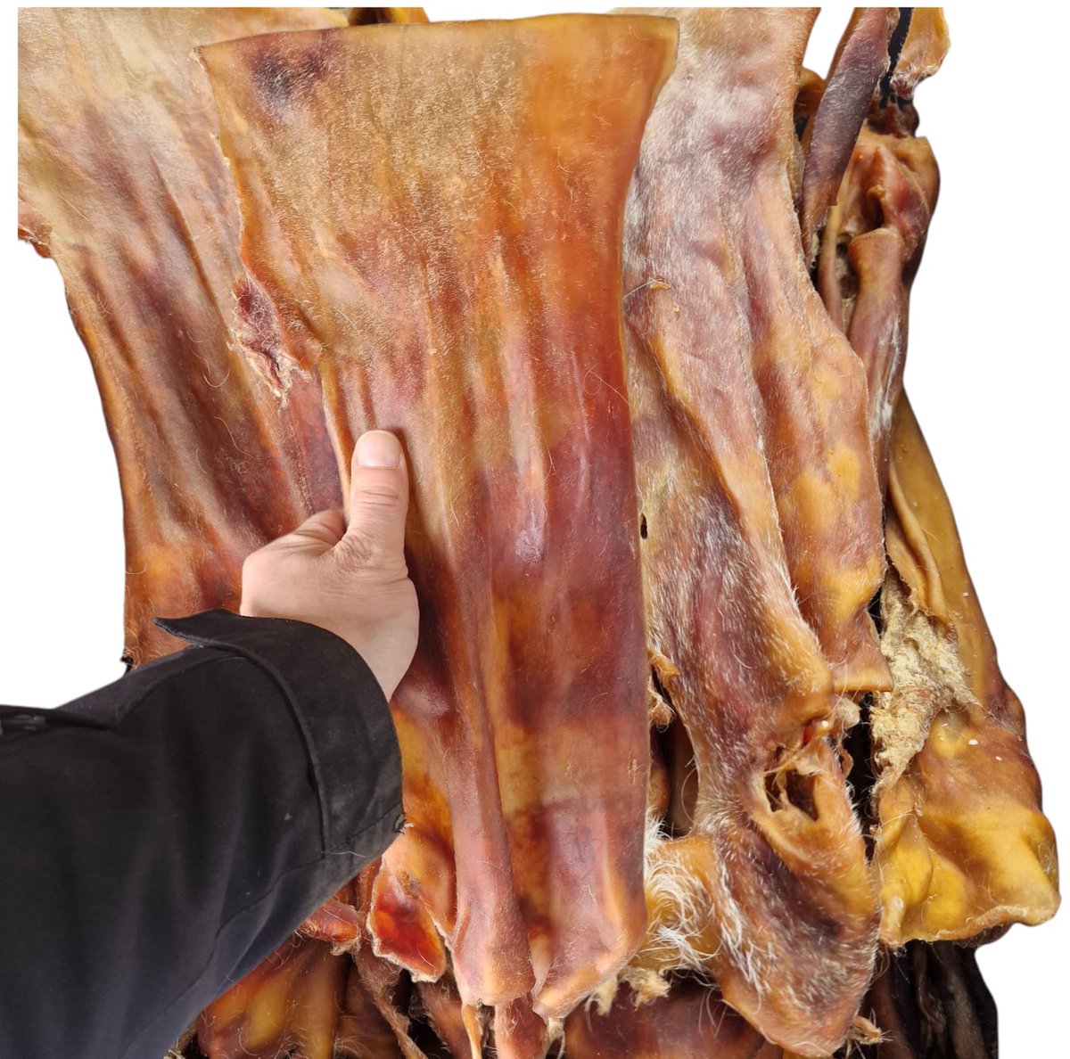 Runderkophuid Platen XL - 5kg - Vers gedroogde Hondensnack
