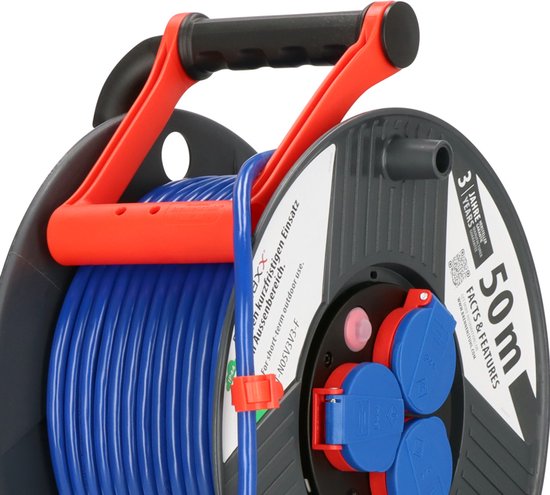 Brennenstuhl Kabelhaspel Garant bremaxx 25 - 4007123628216 | Aantal aders: 3