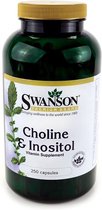Swanson Health Choline en Inositol 250/250 mg