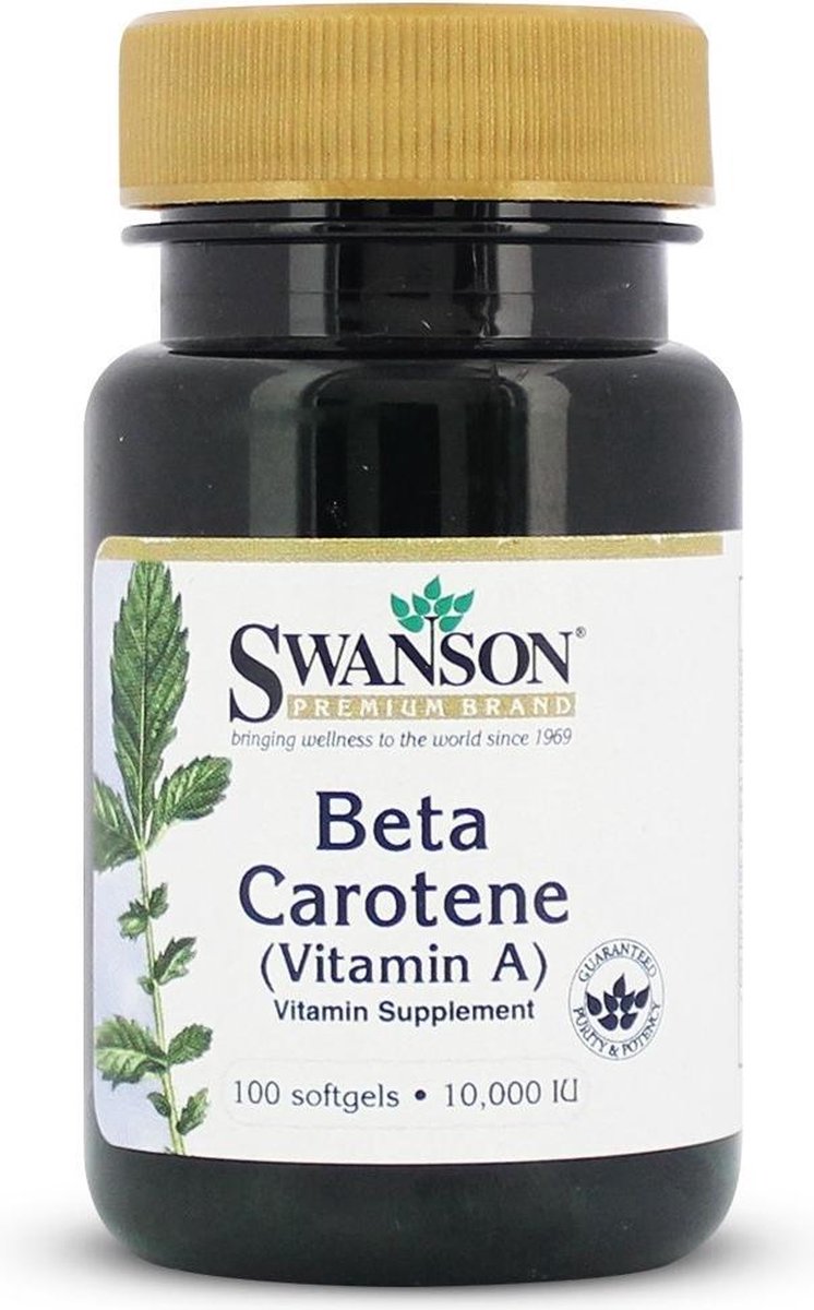 Beta-Carotene - Vitamin A - 100 Capsules - Swanson