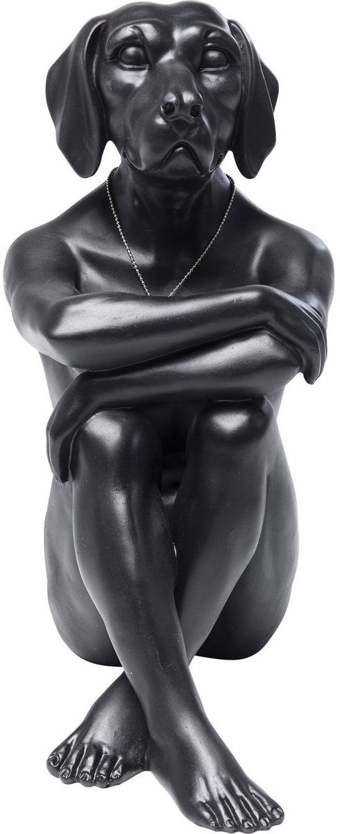 Kare Decofiguur Gangster Dog Black