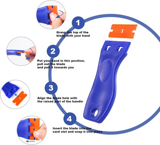 Plastic schraper gereedschap, koolstofvezel multifunctionele schraper, niet- kras reinigingsgereedschap, loterij ticket scratcher gereedschap, sticker/label remover gereedschap, pen vormige reinigingsgereedschap voor strakke ruimte/spleet (6 stuks