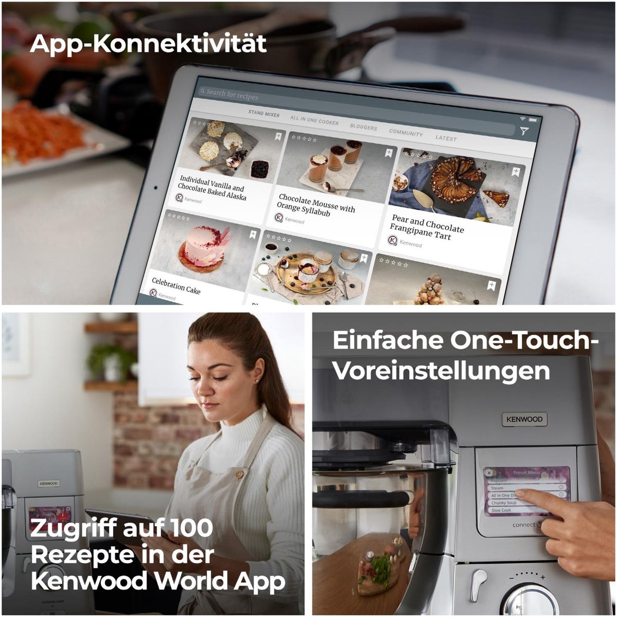 Kenwood Cooking Chef XL - keukenmachine met inductie en weegschaal thumbnail 2