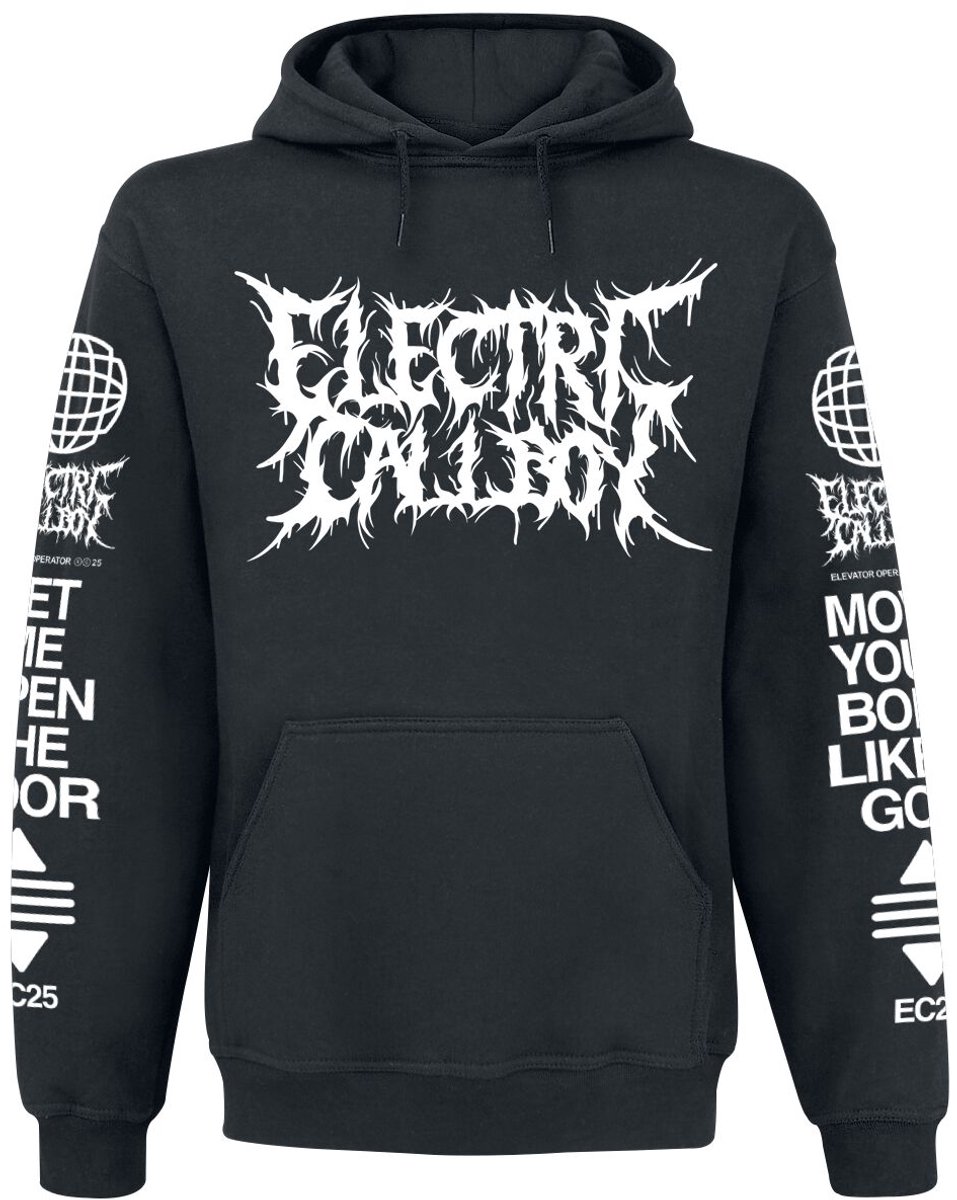 Electric Callboy Elevator Operator Globe Heren Trui met capuchon - zwart - 4XL