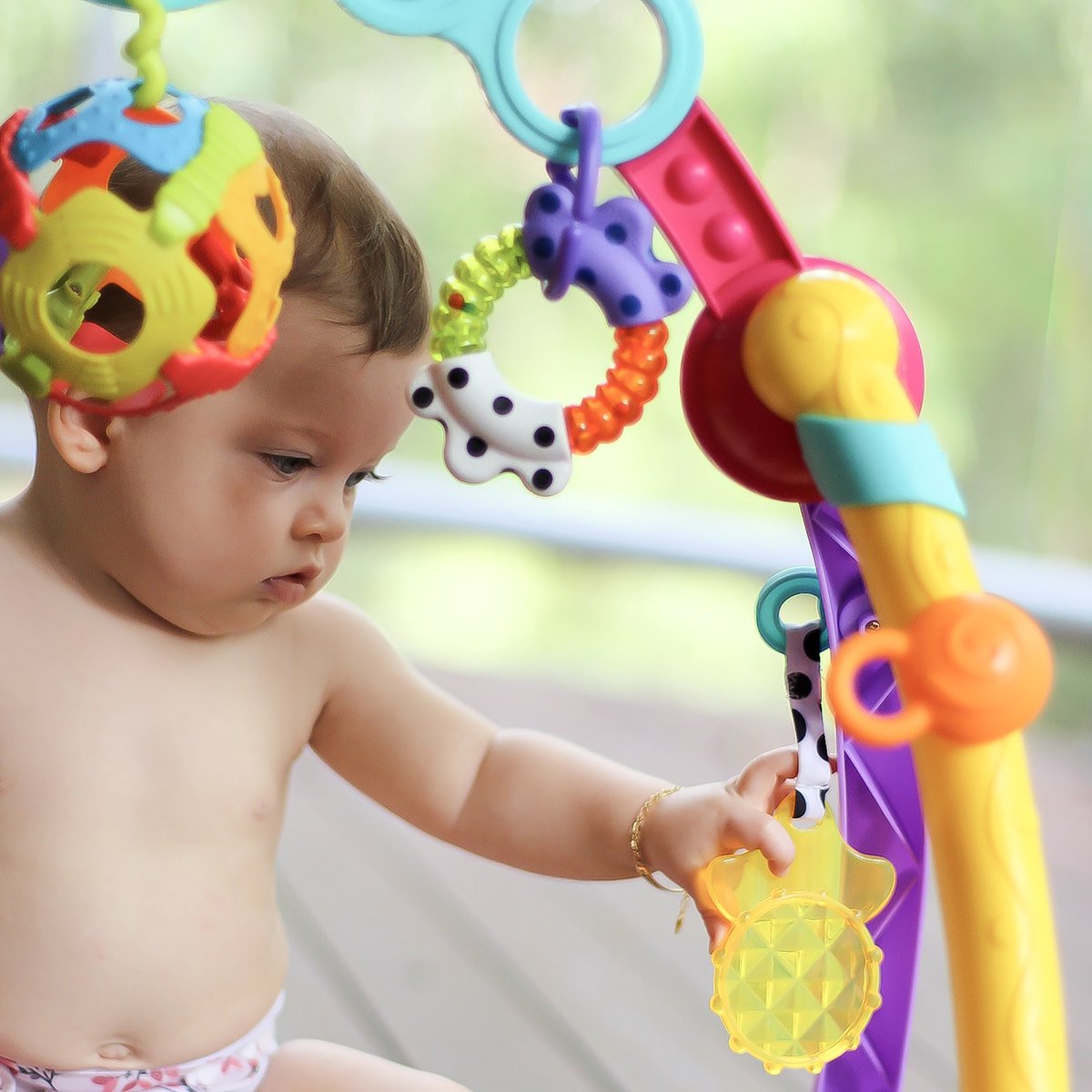 Playgro Fold and Go Playgym - Babygym - acitiviteitengym - Speelgoed Baby - Babyspeelgoed - Pasgeboren baby speelgoed - Ontwikkeling Baby - Kraamcadeau - 5 afneembare hangspeeltjes — afbeelding 21