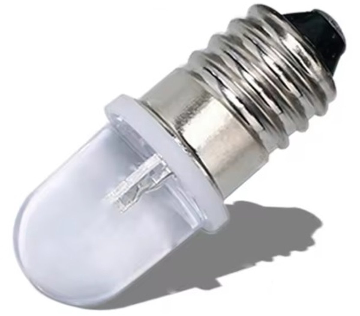 E10 LED lamp - 12V - Warm wit - Met diffuser