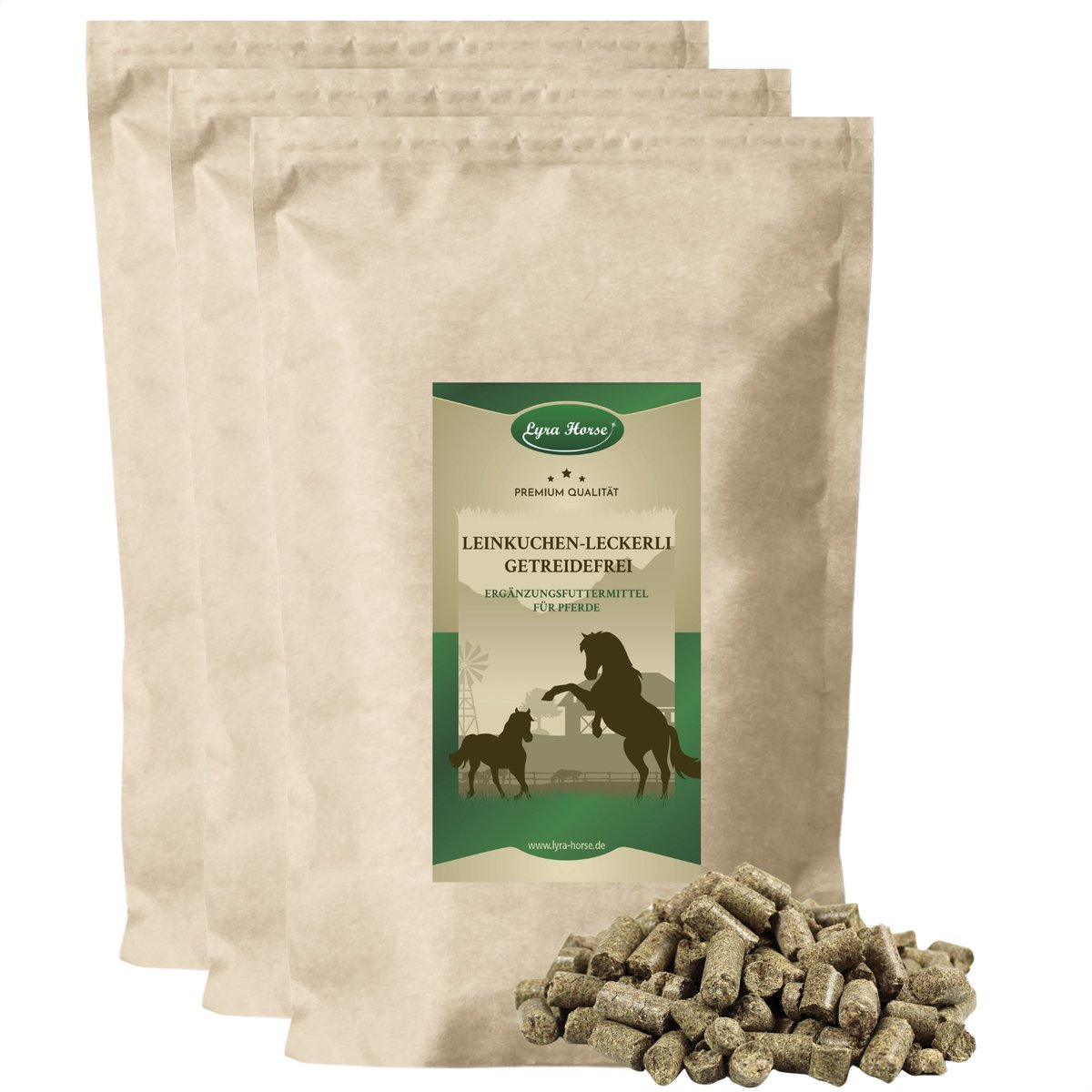 15 kg Lyra Horse® Lijnzaadkoekjes