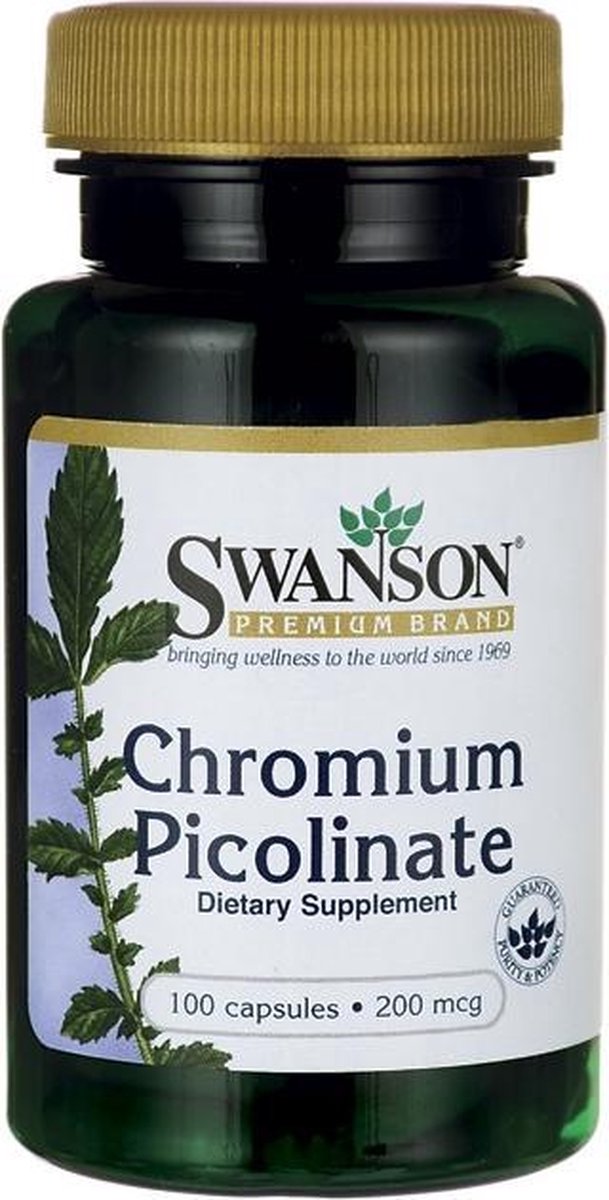 Chromium Picolinate 200ug - 100 Capsules - Swanson