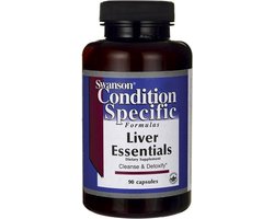 Swanson Health Condition Liver Essentials - Vitamines voor Leverondersteuning - 90 Capsules - 1 Potje