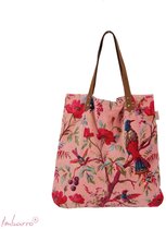 Imbarro - Shopper - Tas - Strandtas - Boodschappentas - Velvet - Paradise- Blossom